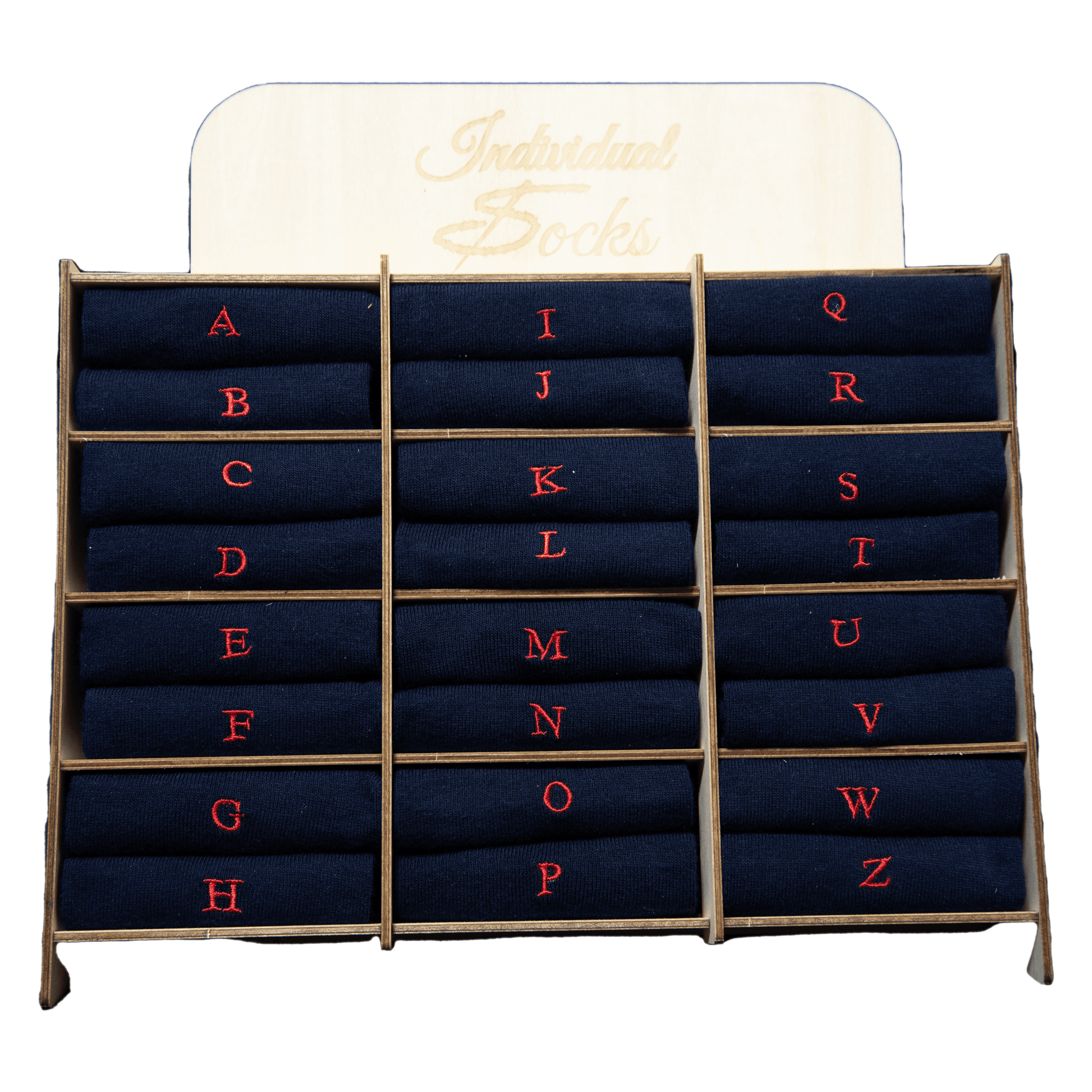 Calze Blu Uomo iniziali doppie - Filo di Scozia Stretch - Taglia 40/45 - 150