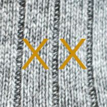 Calze Grigie Unisex Iniziali Doppie - Cashmere Blend - 42/45 - 185