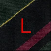 Calze Blu Regimental Uomo - Cotone Stretch - Taglia 40/45 - 563
