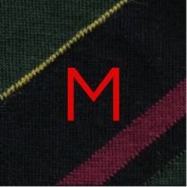 Calze Blu Regimental Uomo - Cotone Stretch - Taglia 40/45 - 563