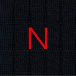 Calze Blu Cashmere Blend - Ricamo Rosso - Taglia 38/41 - 181