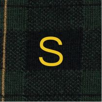 Calze Blu Check Verdi Uomo - Cotone Stretch - Taglia 40/45 - 523