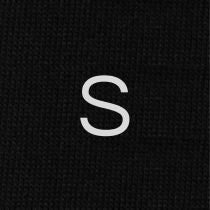 Men's Black Socks with Grey Initials - Stretch Cotton - Size 40/45 - 106