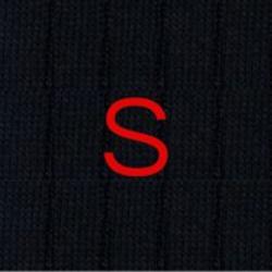 Calze Blu Cashmere Blend - Ricamo Rosso - Taglia 38/41 - 181