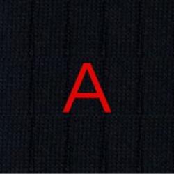 Calze Blu Cashmere Blend - Ricamo Rosso - Taglia 38/41 - 181