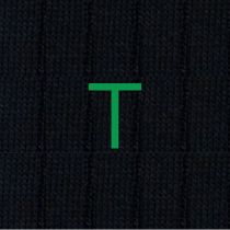 Calze Blu Uomo iniziali Verdi - Cotone Stretch - Taglia 40/45 - 135