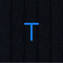 Calze Blu Uomo iniziali Royal - Cotone Stretch - Taglia 40/45 - 133