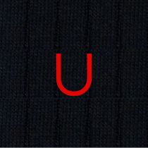 Calze Blu Navy Uomo - Cotone Stretch - Taglia 40/45 - Lunghezza Polpaccio - 191