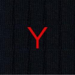 Calze Blu Cashmere Blend - Ricamo Rosso - Taglia 38/41 - 181