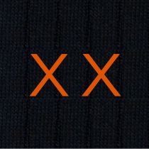 Calze Blu Uomo iniziali doppie - Filo di Scozia Stretch - Taglia 40/45 - 150
