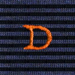 Calze a Righe Sottili Blu Navy - Blu Melange Uomo Cotone Stretch (1 paio)