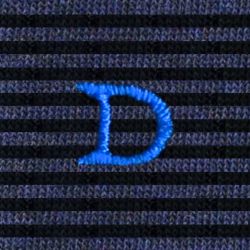 Calze a Righe Sottili Blu Navy - Blu Melange Uomo Cotone Stretch (1 paio)