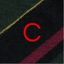 Calze Blu Regimental Uomo - Cotone Stretch - Taglia 40/45 - 563