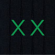 Calze Blu Uomo iniziali doppie - Filo di Scozia Stretch - Taglia 40/45 - 150