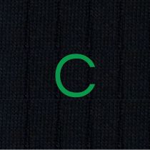 Calze Blu Uomo iniziali Verdi - Cotone Stretch - Taglia 40/45 - 135