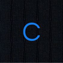 Calze Blu Uomo iniziali Royal - Cotone Stretch - Taglia 40/45 - 133