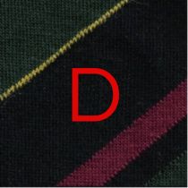 Calze Blu Regimental Uomo - Cotone Stretch - Taglia 40/45 - 563