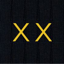 Calze Blu Uomo iniziali doppie - Filo di Scozia Stretch - Taglia 40/45 - 150