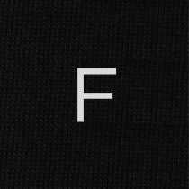 Men's Black Socks with Grey Initials - Stretch Cotton - Size 40/45 - 106