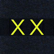 Men's Blue Socks with Red Initials - Stretch Cotton - Size 40/45 - 101
