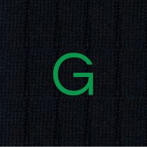 Calze Blu Uomo iniziali Verdi - Cotone Stretch - Taglia 40/45 - 135