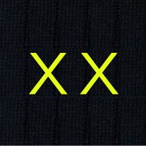 Calze Blu Uomo iniziali doppie - Filo di Scozia Stretch - Taglia 40/45 - 150