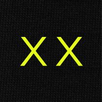 Calze Nere Uomo Iniziali Doppie - Cotone Stretch - Taglia 40/45 - 106