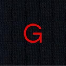 Calze Blu Cashmere Blend - Ricamo Rosso - Taglia 38/41 - 181