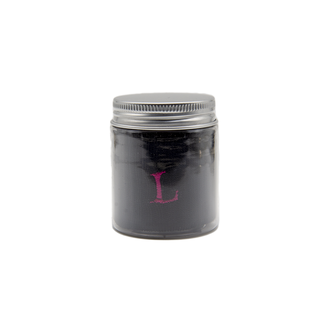 Calcetines deportivos para mujer | Negros con iniciales bordadas en fucsia | Talla 36/40 | Largo hasta el tobillo