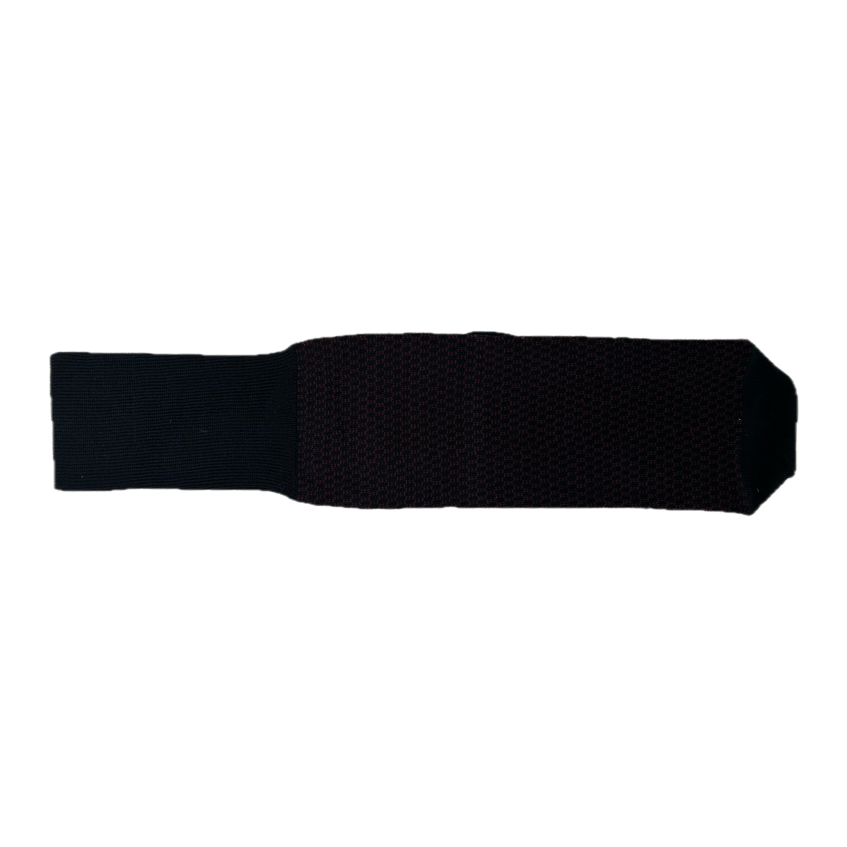 Calze jacquard bordeaux da uomo in cotone mercerizzato con le iniziali ricamate in senape, Individual Socks