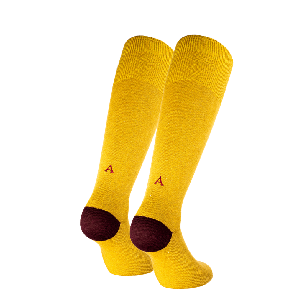 Men's Blue Socks with Red Initials - Stretch Cotton - Size 40/45 - 101