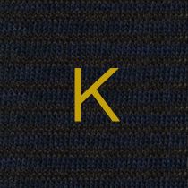 Calze a Righe Uomo Blu - Marrone - Cotone Stretch - Taglia 40/45 - 314