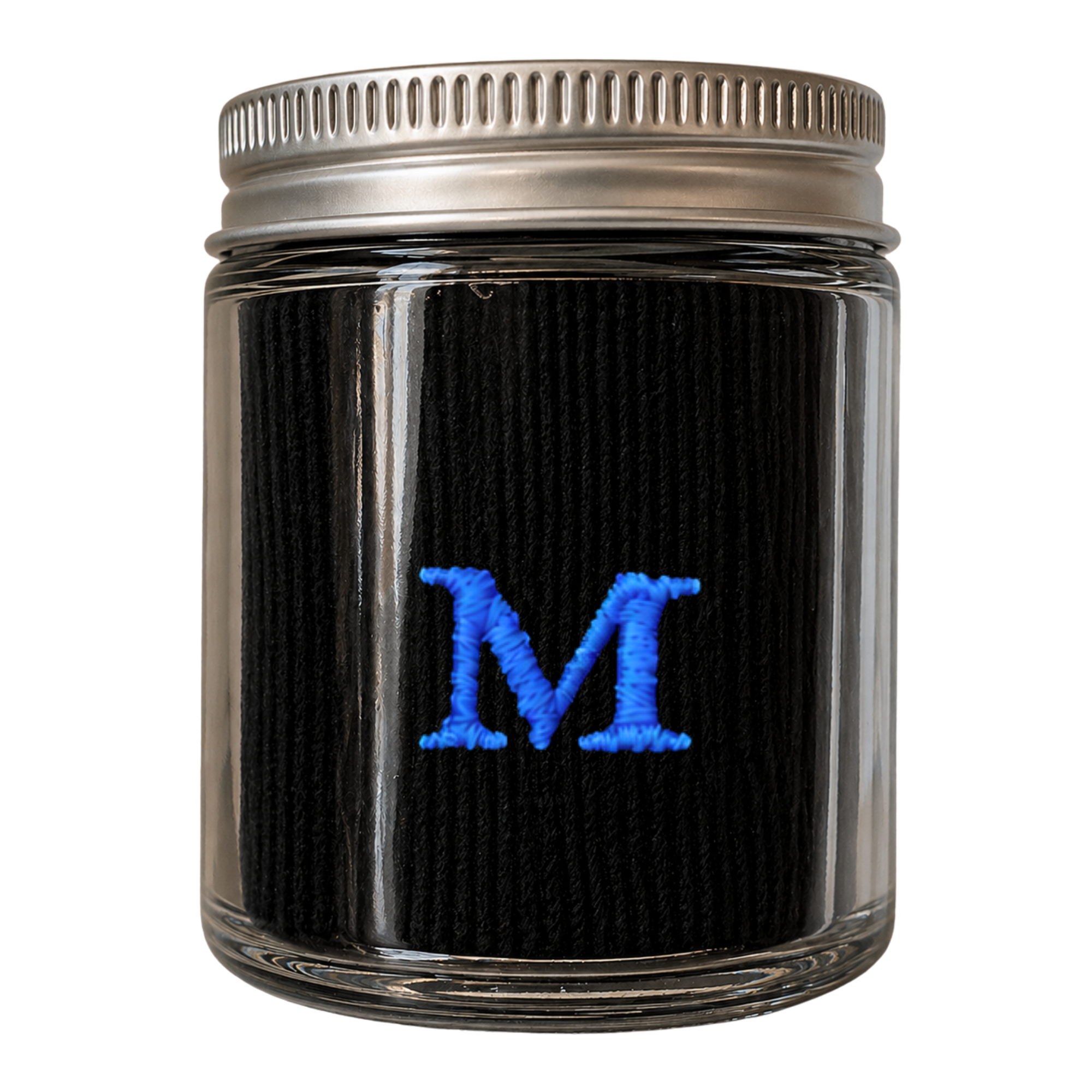 Men's Blue Socks with Red Initials - Stretch Cotton - Size 40/45 - 101