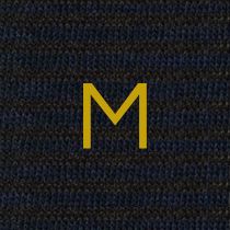 Calze a Righe Uomo Blu - Marrone - Cotone Stretch - Taglia 40/45 - 314