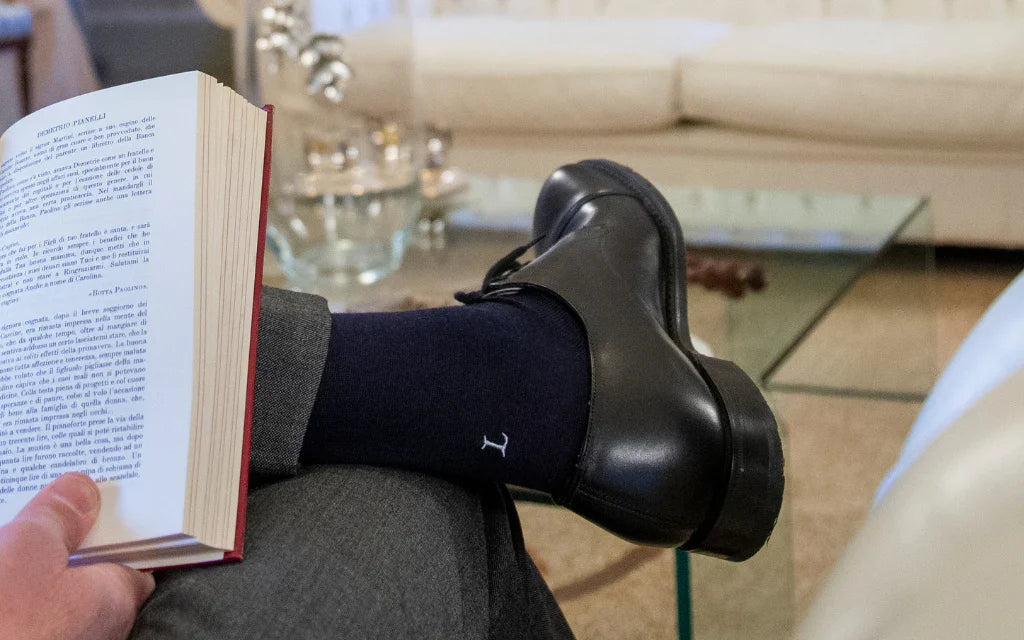 Calze Da Uomo Blu In Cotone Da Italia | Acquisti Online Su - Foto 12