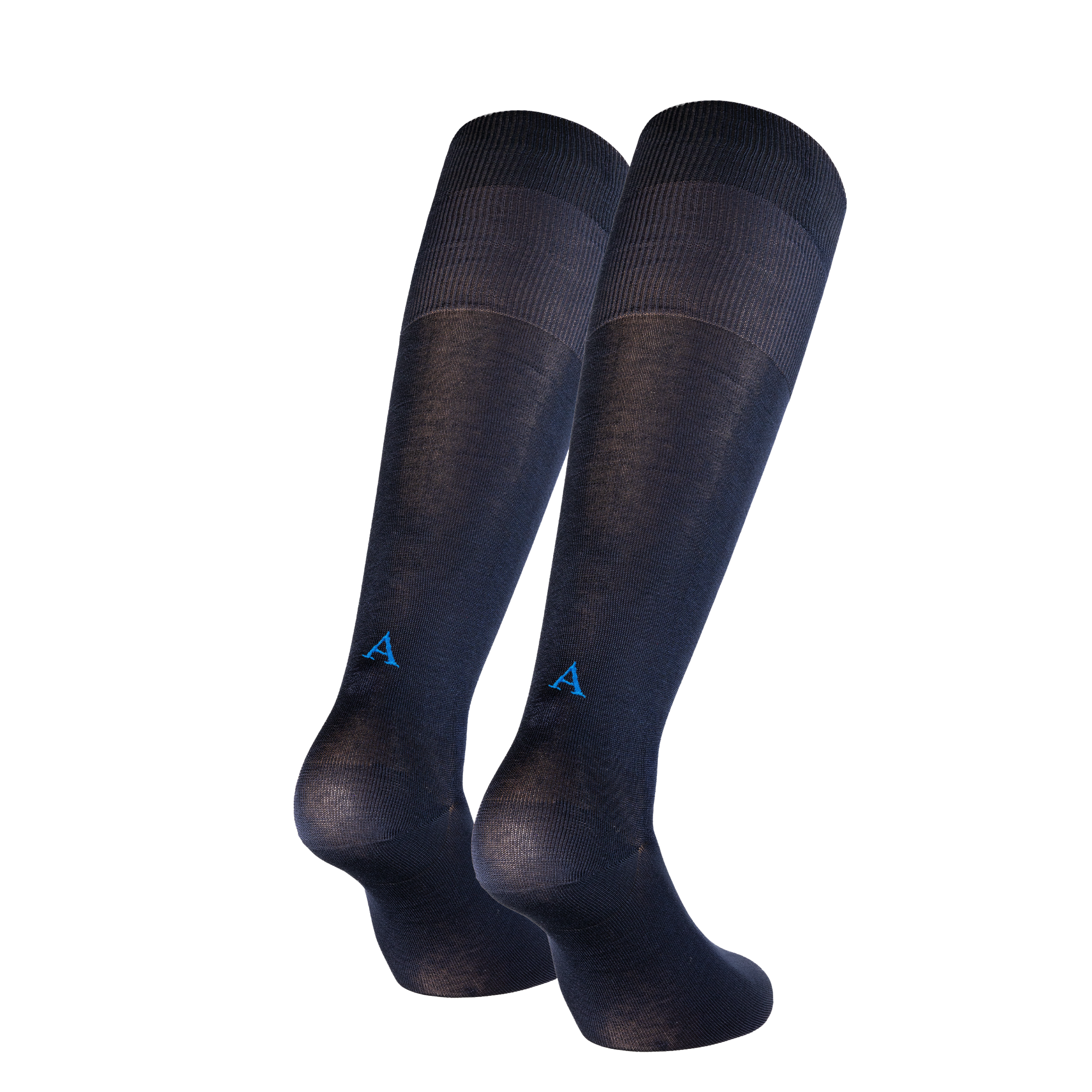 Calze Blu  Uomo iniziali Royal - Filo di Scozia Stretch - Taglia 40/45 - 153 - ATTENZIONE!!! Se non trovi la tua lettera scegli "OTHER LETTERS" e scrivi le lettere che vuoi nelle note cliccando "AGGIUNGI NOTA" nel check out .