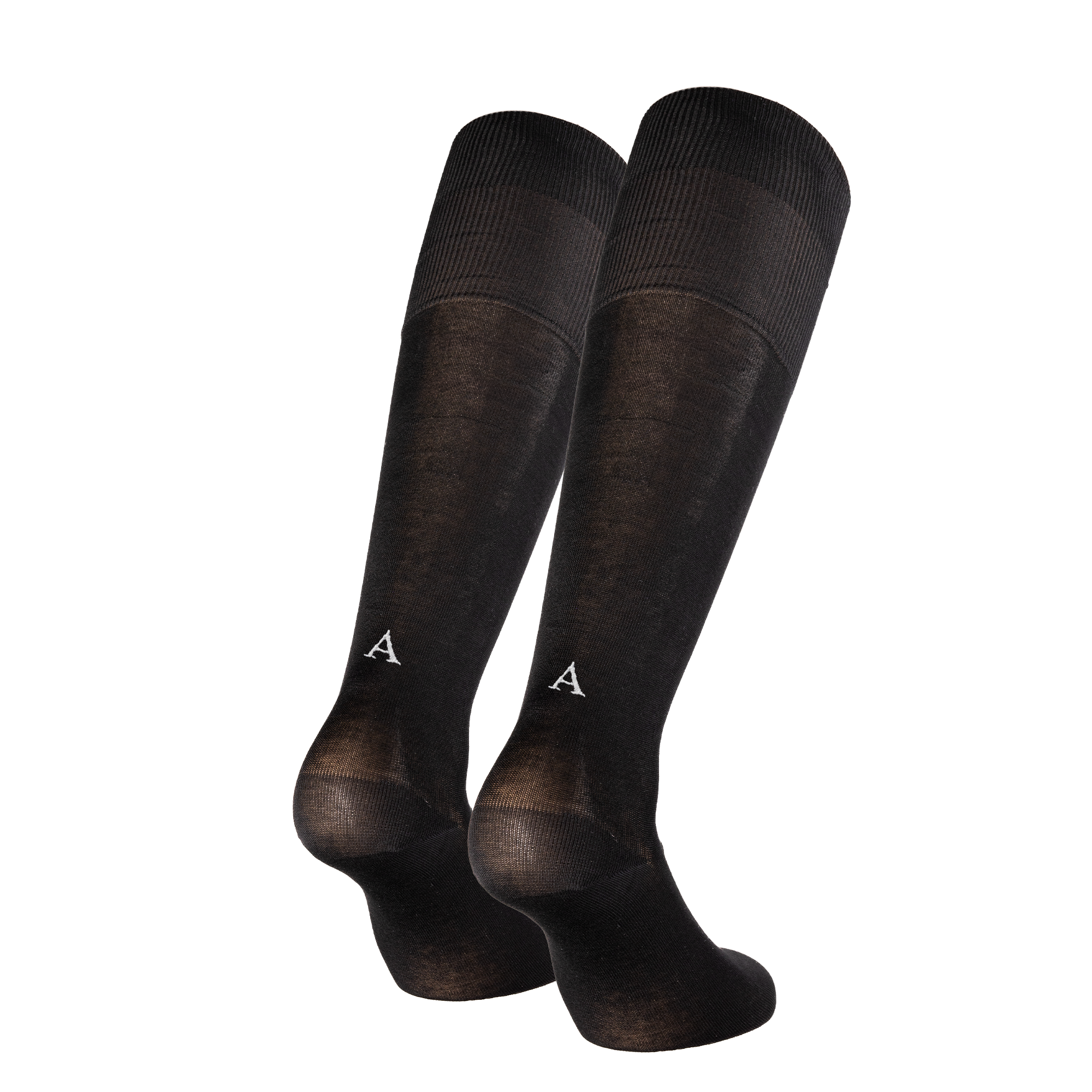 Blaue Herrensocken mit roten Initialen – Stretch-Baumwolle – Größe 40/45 – 101