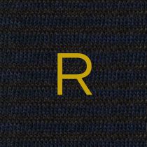 Calze a Righe Uomo Blu - Marrone - Cotone Stretch - Taglia 40/45 - 314