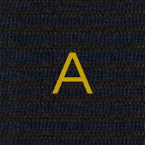 Calze a Righe Uomo Blu - Marrone - Cotone Stretch - Taglia 40/45 - 314