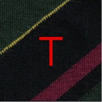 Calze Blu Regimental Uomo - Cotone Stretch - Taglia 40/45 - 563