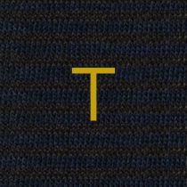 Calze a Righe Uomo Blu - Marrone - Cotone Stretch - Taglia 40/45 - 314