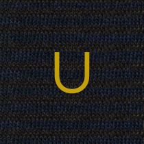 Calze a Righe Uomo Blu - Marrone - Cotone Stretch - Taglia 40/45 - 314