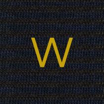 Calze a Righe Uomo Blu - Marrone - Cotone Stretch - Taglia 40/45 - 314