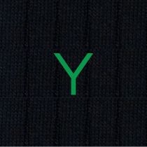 Calze Blu Uomo iniziali Verdi - Filo di Scozia Stretch - Taglia 40/45 - 152