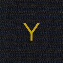 Calze a Righe Uomo Blu - Marrone - Cotone Stretch - Taglia 40/45 - 314