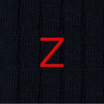 Dettaglio ricamo iniziali calze personalizzate. Lettera Z