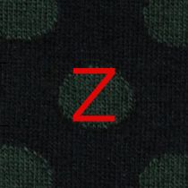 Calze Blu Pois Verdi Uomo - Cotone Stretch - Taglia 40/45 - 513