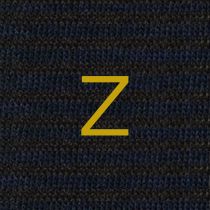 Calze a Righe Uomo Blu - Marrone - Cotone Stretch - Taglia 40/45 - 314
