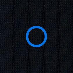Men's Blue Socks with Grey Initials - Extra fine Cashmere Blend - Size 43/45 - 172