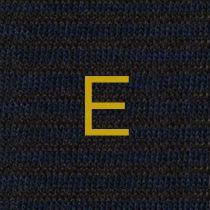 Calze a Righe Uomo Blu - Marrone - Cotone Stretch - Taglia 40/45 - 314